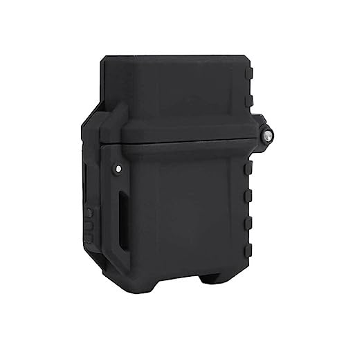 wisoolkic Camping Reisen Feuerzeug Fall Abnehmbare Feuerzeuge Cover Shell Protector Box Container Zubehör Ersatz für Zippo, Schwarz wisoolkic Camping Reisen Feuerzeug Fall Abnehmbare Feuerzeuge Cover Shell Protector Box Container Zubehör Ersatz für Zippo, Schwarz von wisoolkic
