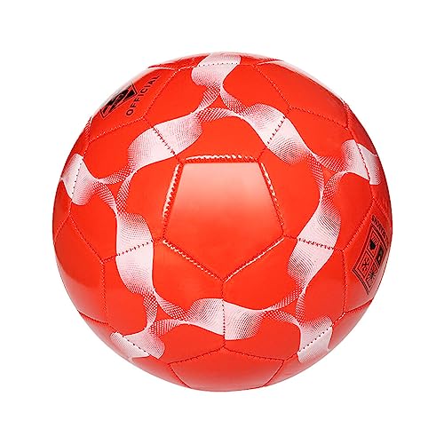 wisoolkic Fußbälle mit Langer Lebensdauer für Wettkampfspiele, breiter PVC Für Fußball, Fußballtrainings Fußball, Seidenrot, Nr. 5 wisoolkic Fußbälle mit Langer Lebensdauer für Wettkampfspiele, breiter PVC Für Fußball, Fußballtrainings Fußball, Seidenrot, Nr. 5 von wisoolkic