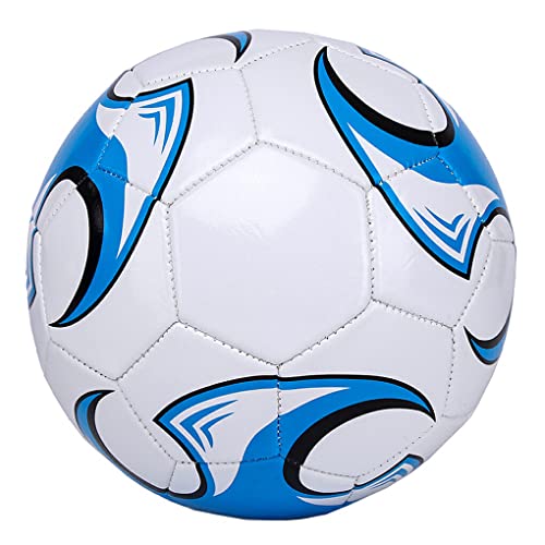 wisoolkic Größe 4, 20 cm, Kinder, Erwachsene, Fußball, professioneller Wettkampf, Athlet, Lernender, Match, Fußball, Üben, Bälle, Trainieren, Blau von wisoolkic