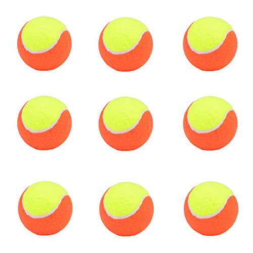 wisspair Strandtennisball, weich, elastisch, 9 Stück, Gummi-Tennisbälle für Sporttraining von wisspair