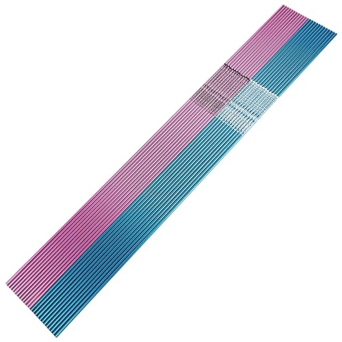wolfman 31 Zoll Pure Carbon Pfeil Schaft ID 4,2 mm Sp 400-1000 Carbon Schaftrohr Carbonpfeil Schaft für DIY Bogenschießen Wettkampfpfeil Jagdpfeil für Recurvebogen Compoundbogen (Spine 700, Blau) von wolfman