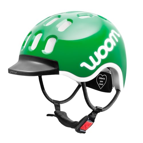 woom Kids Helm, Fahrradhelm für Kinder, mit Visier, für Jungen und Mädchen, 46–50 cm, Größe XS, Verstellbar, Aufprallschutz, Grün (woom Green) woom Kids Helm, Fahrradhelm für Kinder, mit Visier, für Jungen und Mädchen, 46–50 cm, Größe XS, Verstellbar, Aufprallschutz, Grün (woom Green) von woom