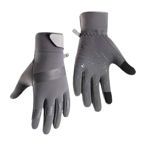 wqibq Winterhandschuh |,Handschuhe Für Kaltes Wetter,Winterwinddichte Fahrradhandschuhe - Thermo-wasserdichte Snowboard-Handschuhe, Touchscreen-Schneehandschuhe Für Damen Und Herren, Outdoor, von wqibq