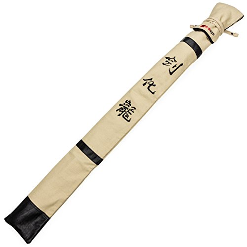 wu designs Taiji Schwerttasche Schwert zum Drachen wandeln - Tai Chi - Jian - Tasche Beige von wu designs