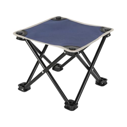 wueiooskj Einfach zu montierender Klappstuhl für Outdoor Aktivitäten. Leichter Klappstuhl, Klappstuhl, Camping, Faltbarer Stuhl, Blau von wueiooskj