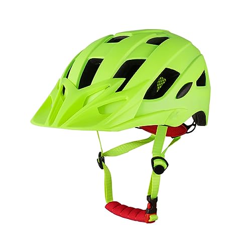 wueiooskj High Density Fahrradhelm für Männer und Frauen, schnell trocknend und schweißabsorbierend, Mountain PC Helme, Fahrrad, hohe Dichte, Mattgelb von wueiooskj