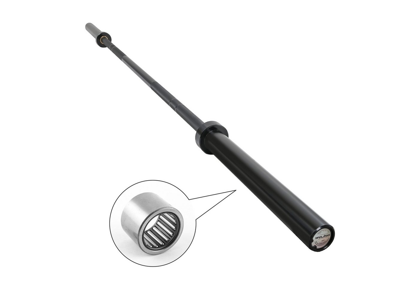 wuuhoo Langhantelstange Langhantelstange Roman 50mm Stahl galv beschichtet, 220 cm, schwarz bis 250kg I olympische Hantelstange 220cm wuuhoo Langhantelstange Langhantelstange Roman 50mm Stahl galv beschichtet, 220 cm, schwarz bis 250kg I olympische Hantelstange 220cm von wuuhoo