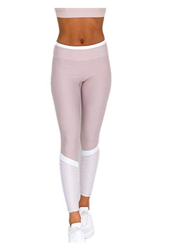 wxiaomai Damen High Waist Leggings Yoga Hosen Gestreifte Jogginghose Sporthose Push Up Fitnesshose Elastisch Skinny Hosen für Gym Workout S wxiaomai Damen High Waist Leggings Yoga Hosen Gestreifte Jogginghose Sporthose Push Up Fitnesshose Elastisch Skinny Hosen für Gym Workout S von wxiaomai