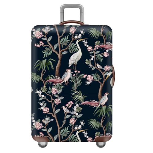 wxlmom Kofferschutzhülle L Tierblätter Waschbar,Suitcase Cover Für Kinder Und Erwachsene,Elastischer Spandex-Koffer-Protector,Koffer-Abdeckungen von wxlmom