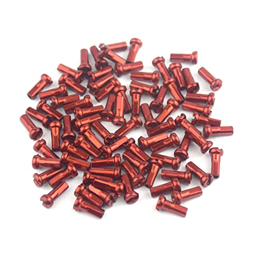 xbiez 60 x bunte Rennradspeichennippel, 14 G, 2 mm Durchmesser, Mountainbike, Rennrad, lang, 12 mm, Ersatzzubehör von xbiez