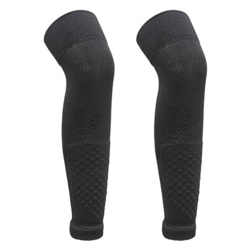 xbiez Lengthen Sport-Knieprotektor, Kompressionspolster, rutschfeste Bandage, Beinstütze, Leggings, lange Knieschoner, Kniepolster, warme Ärmel von xbiez