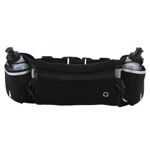 xctopest Outdoor-Hüfttasche, Outdoor-Wasserflaschen-Wander-Hüfttasche, Nylongewebe, wasserdicht, robust und verschleißfest, mit reflektierenden Streifen, Outdoor-Lauf-Hüfttasche, geeignet von xctopest