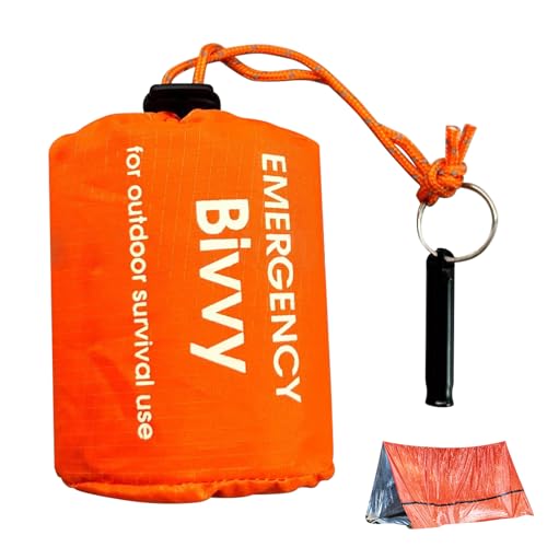 Biwaksack,Emergency,Notfall Zelt Bag Biwak,Freien Im Notfallrucksack,Schlafsack Ausrüstung Bivy,Biwacksack Gefüllt Hüttenschlafsack,Katastrophen Kit Notfalldecke,Wanderausrüstung Wandern 245 X 150 cm von xianshi