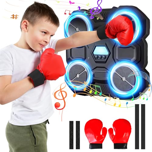 xirongda Toy Music Boxing Machine, LED Elektronische Musik Boxing Machine Mit Boxhandschuhen, Wandmontiertes Boxziel Beat Box Machine Für Erwachsene Und Kinder Boxen Sport xirongda Toy Music Boxing Machine, LED Elektronische Musik Boxing Machine Mit Boxhandschuhen, Wandmontiertes Boxziel Beat Box Machine Für Erwachsene Und Kinder Boxen Sport von xinrongda