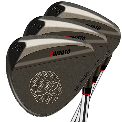 Yamato Golfkeil-Set oder einzelne Golfkeile 50/52/54/56/58/60 Golf Gap Wedge Sets Sand Wedge | Lob Wedge Golfschläger für Männer & Frauen gefrästes Gesicht für hohen Spin – tolles Golf-Geschenk Yamato Golfkeil-Set oder einzelne Golfkeile 50/52/54/56/58/60 Golf Gap Wedge Sets Sand Wedge | Lob Wedge Golfschläger für Männer & Frauen gefrästes Gesicht für hohen Spin – tolles Golf-Geschenk von yamato