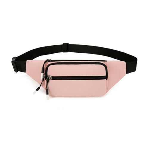 Multifunktionale Bauchtasche, Crossbody-Tasche, Hüfttasche, Damen, Brusttasche mit verstellbarem Riemen, schöne Gürteltasche für Reisen und den täglichen Gebrauch, rose von yanwuwa