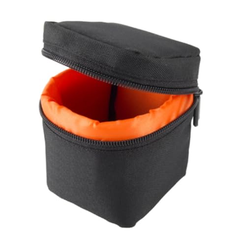 Schwarze Aufbewahrungstasche mit Reißverschluss, Kameralinsen-Tasche, Fotografiezubehör, gepolsterte Tasche, Schwarz , Hochwertiges Produkt von yanwuwa