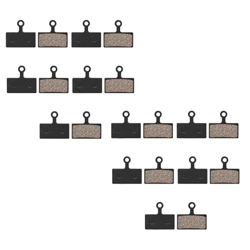 yanwuwa 10 Paar Fahrrad-Scheibenbremsbelag, Ersatzteil, halbmetallisch, Scheibenbremsbelag für Radfahren, Mountainbike, Rennrad von yanwuwa