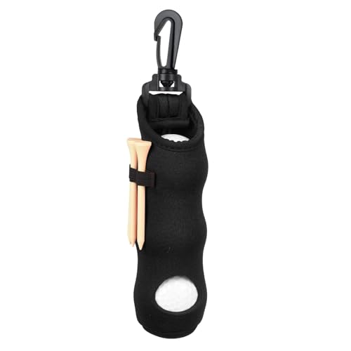 yanzisura Golfballhalter für Tasche, Golf-Tee-Halter, Gürtelclip - Golf-Hüfttasche Damen | Tragbarer Golf-Tee-Halter, Schlüsselanhänger-Beutel, Mehrfarbig, Golfball-Beutel für Damen von yanzisura