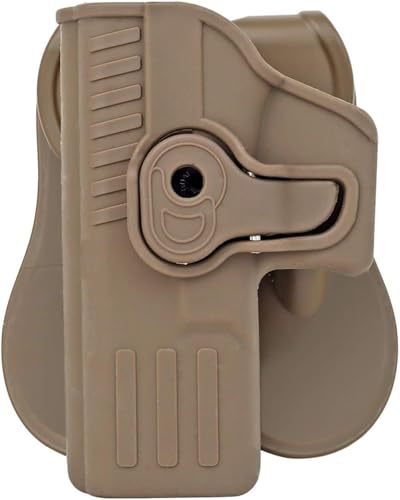 ycahowa Airsoft Holster Linkshänder Speed ​​Draw Taillengürtelholster for Glocks(De) von ycahowa