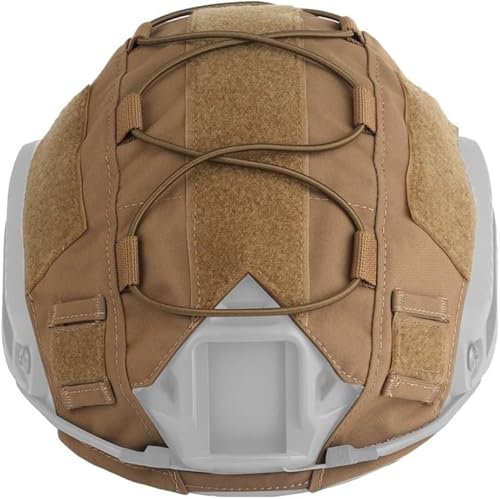 ycahowa SF Fast Helm Helmüberzug Mit Elastischer Fixierung Mit Luftpistole, Verstellbar, Jagd, Taktische Ausrüstung, Paintball-Helmzubehör(BKB,L) von ycahowa