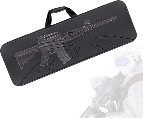 ycahowa Taktische Gewehr Schutzhülle Box Gewehr Harte Tasche for Kamera Pistole Lagerung Sport Jagd Ausrüstung Taktische Gewehr Harte Fall Mit Schaum(100 * 30 * 10cm) von ycahowa