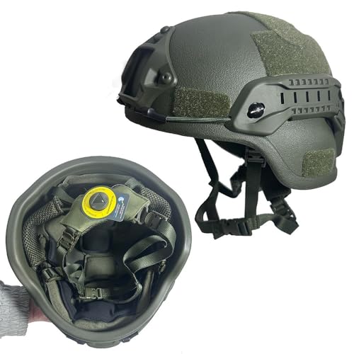 ycahowa Verstellbarer Taktischer Outdoor-Helm Fast Level 3 A, 1,5 Kg, 10 Mm Dick(ODB,M(54-58cm)) von ycahowa