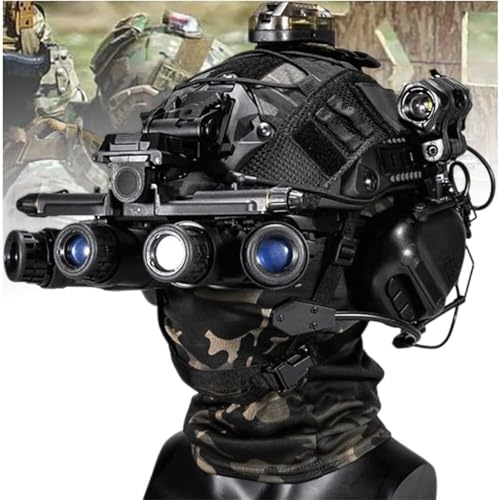 ycahowa Vollgesichtsschutz for Paintball CS War Game Outdoor Sports Tactical Airsoft Helm Mit Halterung Und Gesichtsmaske(L) von ycahowa