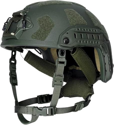 ycahowa for Airsoft-Jagd- Und Taktische Fast SF-Helm-Multicam-Spezialeinsatzhelme(Green,1PCS-M(54-58cm)) von ycahowa