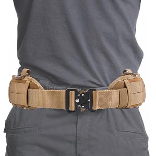 ycezw Airsoft Utility-Gürtel, Outdoor-Trainingsgürteltasche | Utility-Gürtel mit robuster Gürtelschnalle, multifunktionale Gürtel und Taschen für Jagd, Gürtel ycezw Airsoft Utility-Gürtel, Outdoor-Trainingsgürteltasche | Utility-Gürtel mit robuster Gürtelschnalle, multifunktionale Gürtel und Taschen für Jagd, Gürtel von ycezw