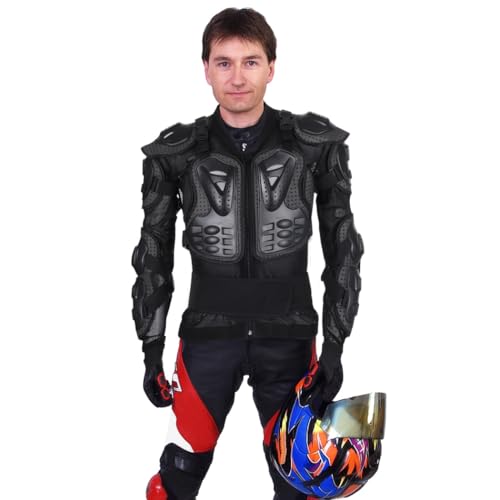 Ganzkörperpanzer für Motorräder, schützende Motorradjacke, Rüstungen für Motocross-Fahren, Schutzausrüstung für Motocross, Herren-ATV-Dirt-Bike-Brust- und Wirbelsäulenschutz von yeeplant