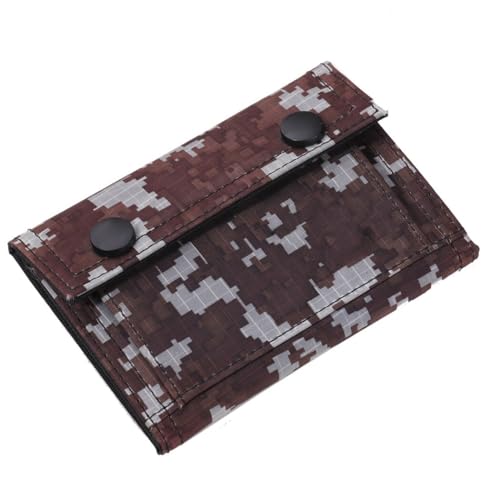 yeeplant Bifold Wallet Camouflage: dünnes Kreditkartenetui Fronttasche Geldbörse, coffee, Einheitsgröße von yeeplant