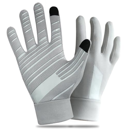 yeeplant Elastische Unisex-Touchscreen-Handschuhe – Thermo-Winddichte Text-Handschuhe mit rutschfestem Griff zum Laufen, Wandern und Outdoor-Aktivitäten von yeeplant