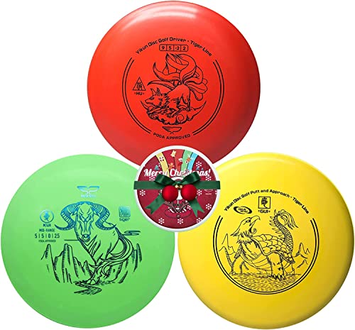 Yikun Scheiben Professional Disc Golf Set 4 in 1|PDGA Approved|Putter Midrange Driver Disc|165–176 g|Perfect Outdoor Spiele für Kinder und Erwachsene… Yikun Scheiben Professional Disc Golf Set 4 in 1|PDGA Approved|Putter Midrange Driver Disc|165–176 g|Perfect Outdoor Spiele für Kinder und Erwachsene… von yikundiscs