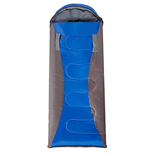 yomoe Outdoor-Schlafsack, wasserabweisend, für Erwachsene, Kinder, Camping, Rucksackreisen, Wandern, Reisen, Blau von yomoe