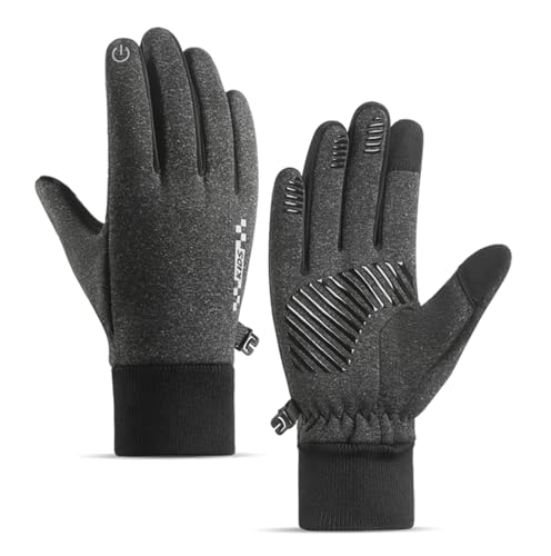 yoofun Handschuhe Kinder Winter Warme Winterhandschuhe - Kids Anti-Rutsch Winddicht Laufhandschuhe Fahrradhandschuhe Fleece Wasserabweisend, Radhandschuhe Outdoor Sport, Grau XL yoofun Handschuhe Kinder Winter Warme Winterhandschuhe - Kids Anti-Rutsch Winddicht Laufhandschuhe Fahrradhandschuhe Fleece Wasserabweisend, Radhandschuhe Outdoor Sport, Grau XL von yoofun