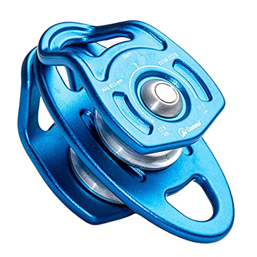 yotijar Doppelte Mobile Seilrolle Aus 35KN Aluminium für Kletterbaum mit Seil yotijar Doppelte Mobile Seilrolle Aus 35KN Aluminium für Kletterbaum mit Seil von NC