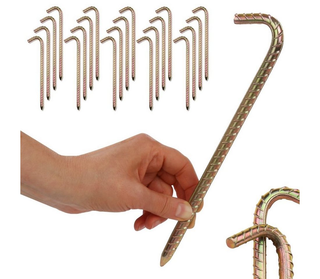 yourGEAR Zelthering your GEAR 20 x Zelthering RX 250 rippenverstärkte Ø 10 x 250mm Heringe yourGEAR Zelthering your GEAR 20 x Zelthering RX 250 rippenverstärkte Ø 10 x 250mm Heringe von yourGEAR