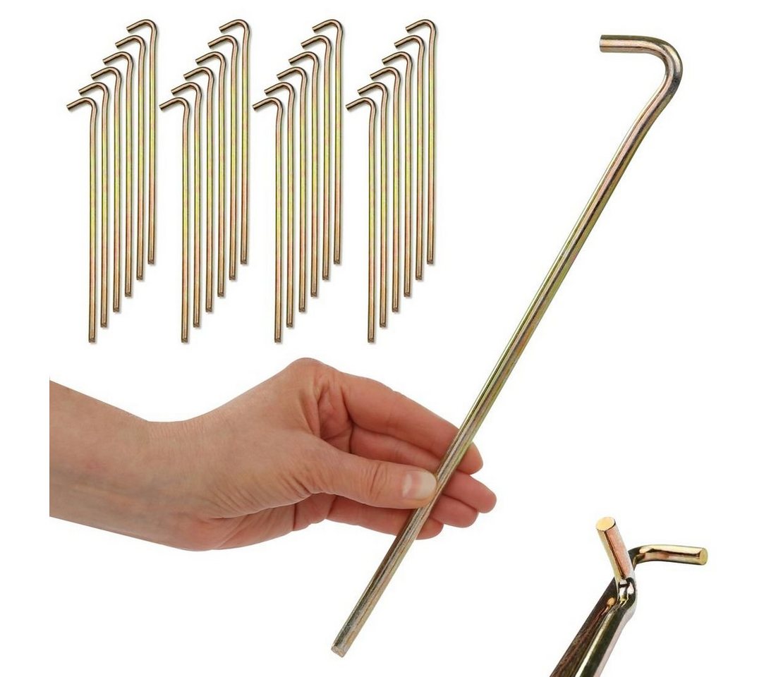 yourGEAR Zelthering your GEAR 24 x Zelthering RS 300 stabile Ø 7 x 300mm Stahl Erdnagel yourGEAR Zelthering your GEAR 24 x Zelthering RS 300 stabile Ø 7 x 300mm Stahl Erdnagel von yourGEAR