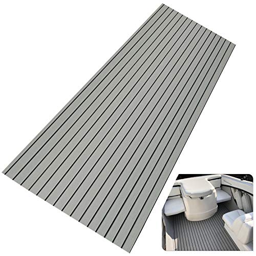 yuanjiasheng 90x240cm Eva-Schaum Deckbeschläge für Boote Yacht Marine Bodenbelag Rutschfester Teppich Mit Kleberücken,Grey Stripe Faux Teak Bodenbelag yuanjiasheng 90x240cm Eva-Schaum Deckbeschläge für Boote Yacht Marine Bodenbelag Rutschfester Teppich Mit Kleberücken,Grey Stripe Faux Teak Bodenbelag von yuanjiasheng