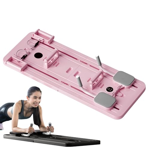 Multifunktionales Bauchbrett, Faltbares Pilates-Brett, Pilates Reformer Board Set, Tragbares Pilates-Fitnessstudio Für Zu Hause, Multifunktionales Trainingsgeräte Für Fitnessbegeisterte Und Anfänger von yupeuooe