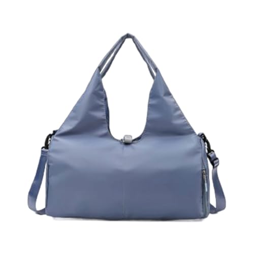 yuwqqoajv Sporttasche mit wasserdichtem Schuhfachgitter zur Artikelorganisation Handtaschen für Frauen OxfordCloth Yogamattentasche Tasche Fitnessstudio, Blau von yuwqqoajv