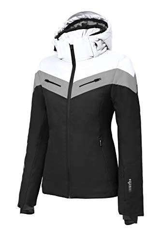 zerorh+ Grand Couloir W, Damen-Bekleidung, Damen, IND2785 989M, Black/White/Silver, M von zerorh+