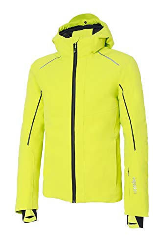 zerorh+ Herren Saslong Jacket Bekleidung Man Snow Jacke, Acid Green/Black/Silver, XXL von zerorh+