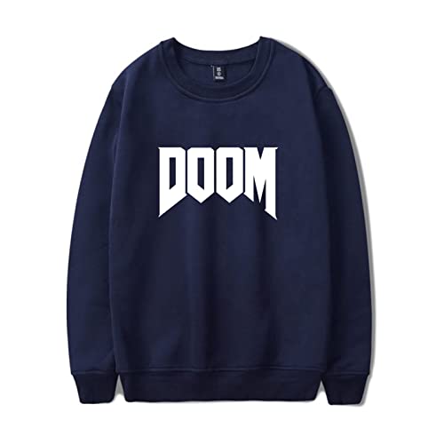 zhedu Mf Doom Hoodie 2D Bedrucktes Sweatshirt Männer/Frauen Herbst Winter Casual Trainingsanzug Pullover Kleidung (2xs-4xl) (L,Color 3) von zhedu