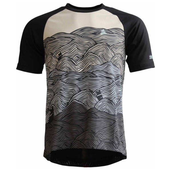 Zimtstern - Braapz Shirt S/S - Radtrikot Gr XL grau/schwarz von zimtstern