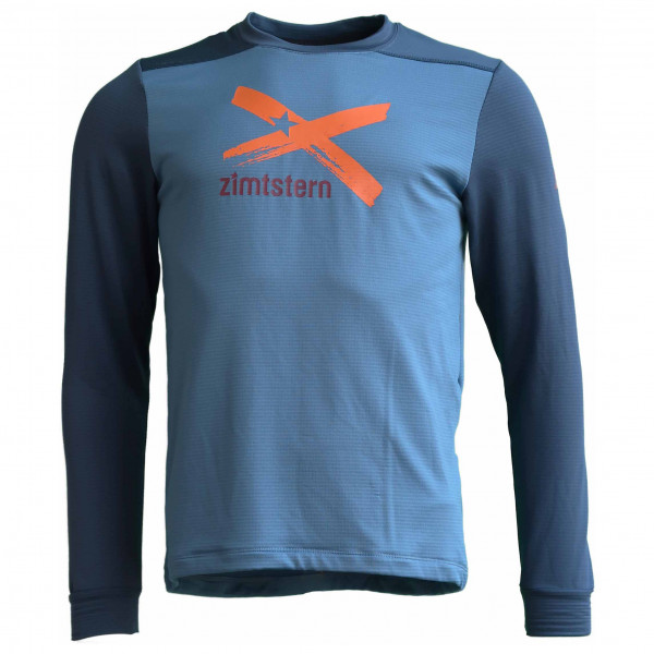 Zimtstern - Crewz Shirt L/S - Fleecepullover Gr L;S;XXL blau;grau/schwarz von zimtstern