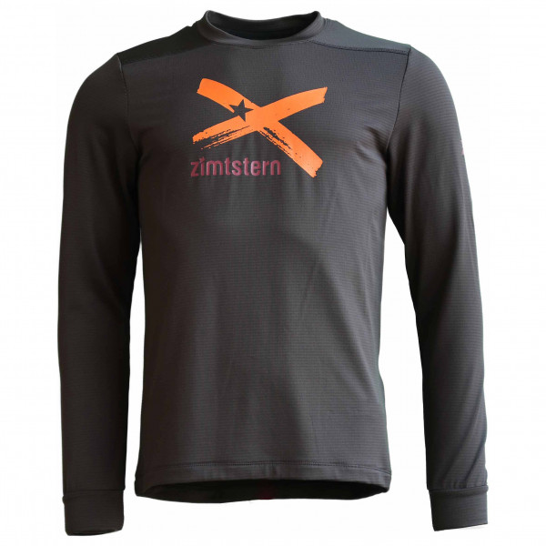 Zimtstern - Crewz Shirt L/S - Fleecepullover Gr M grau/schwarz Zimtstern - Crewz Shirt L/S - Fleecepullover Gr M grau/schwarz von zimtstern