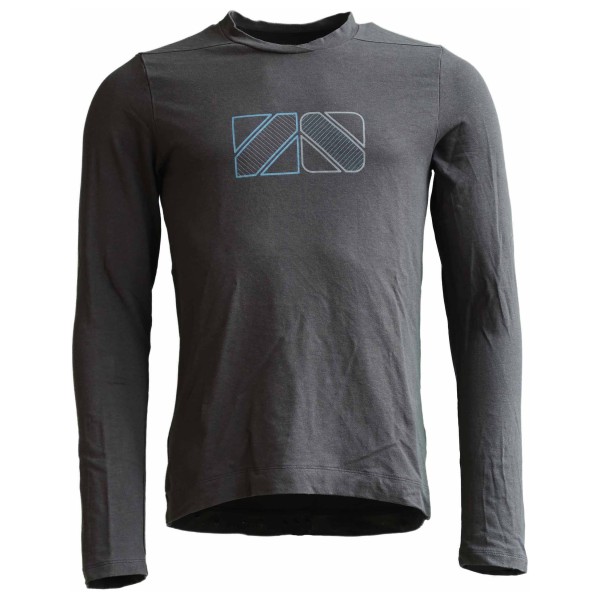 Zimtstern - Ecoflowz Shirt L/S - Radtrikot Gr XL grau/schwarz von zimtstern