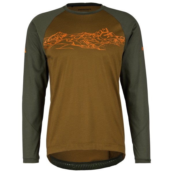 Zimtstern - PureFlowz Shirt L/S - Radtrikot Gr XL braun von zimtstern